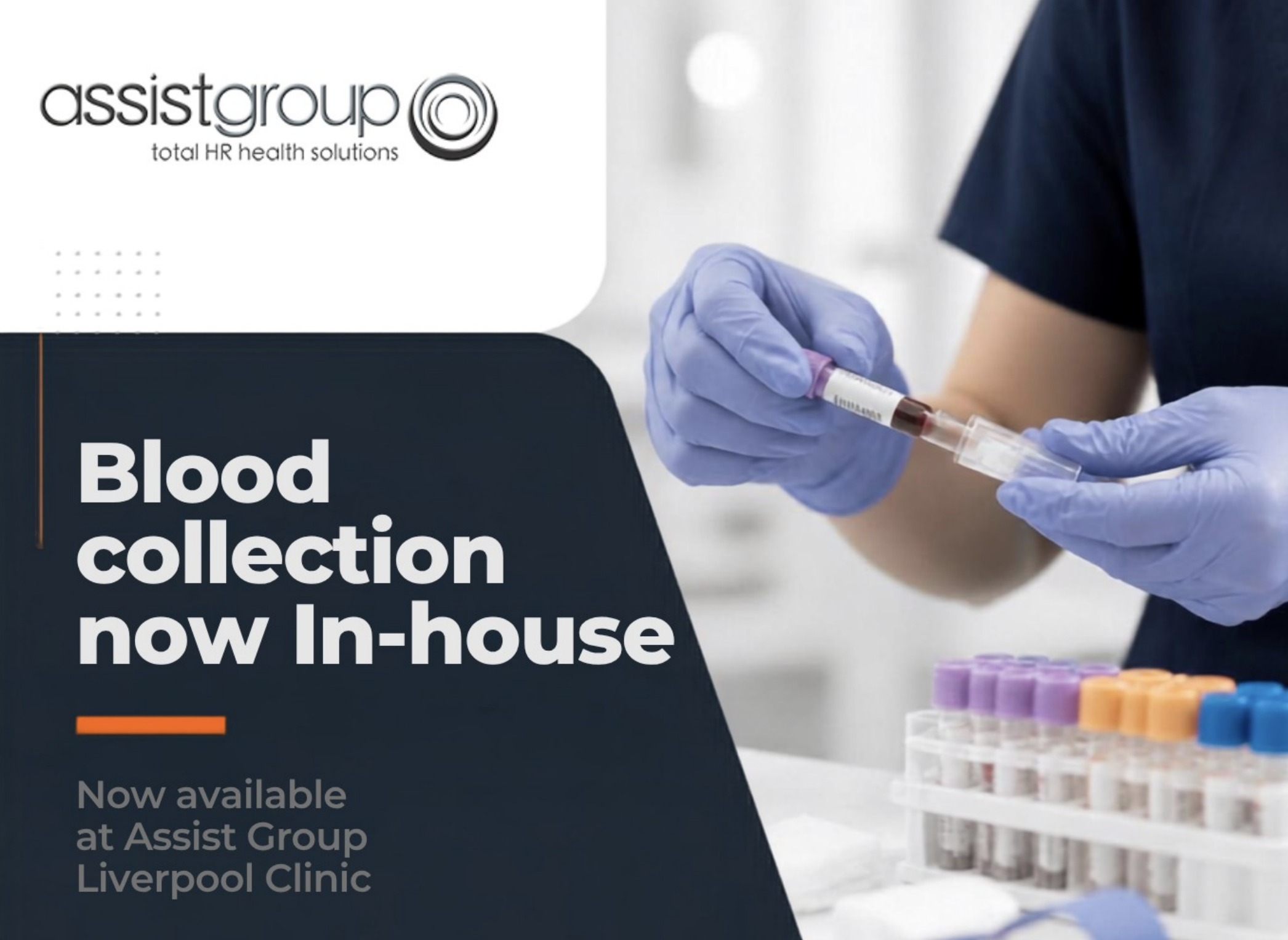 Blood collection now in-house at the Assist Group Liverpool Clinic